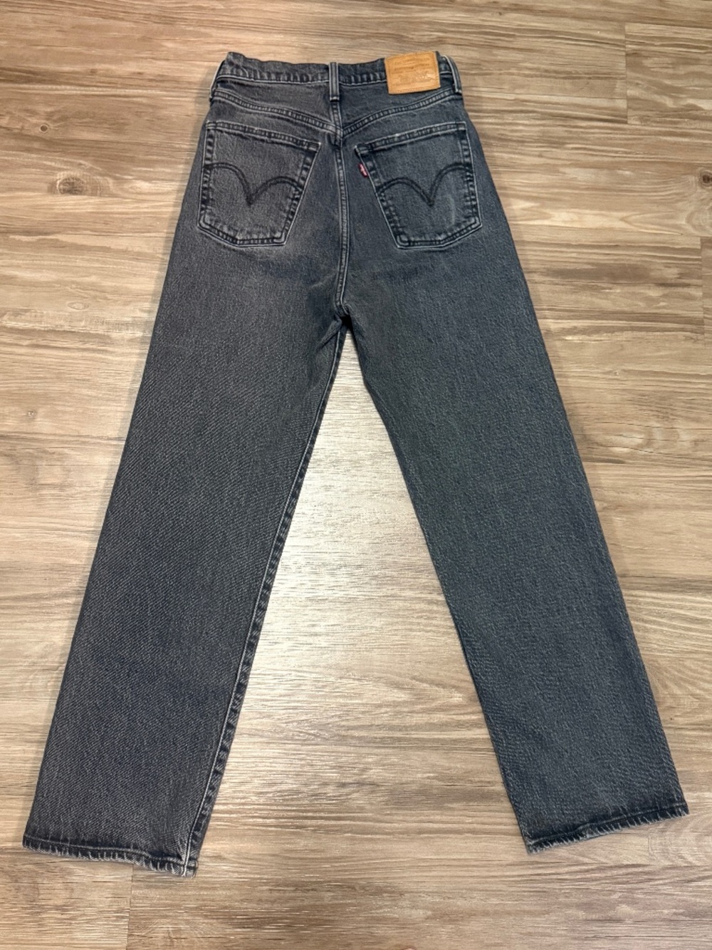 Levi’s Premium Ribcage Straight Ankle Jeans 27 Feelin Cagey $98 - Picture 4 of 9